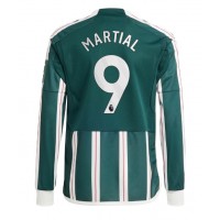 Koszulka piłkarska Manchester United Anthony Martial #9 Strój wyjazdowy 2023-24 tanio Długi Rękaw